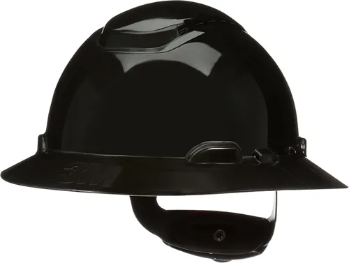 Vista 13 de 3M Hard Hat SecureFit H-800 Series Casco de seguridad estilo ala completa con sensor Uvicator, suspensión de trinquete de difusión de presión de 4
