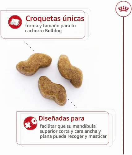 Vista 3 de ROYAL CANIN NUTRICIÓN SANA PARA RAZA bulldog cachorro, alimento seco para perro