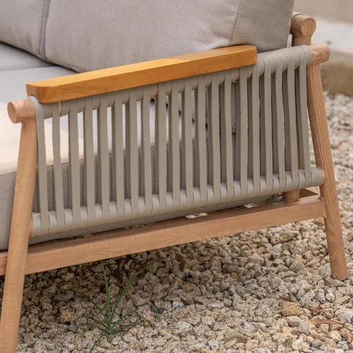 Vista 9 de Acanva Muebles al aire libre de aluminio del patio del musgo, sillón
