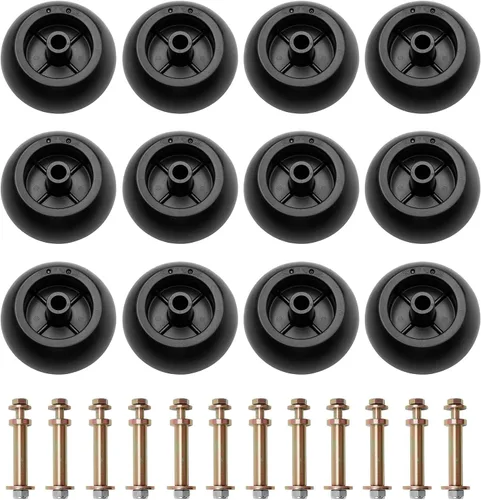 Vista 12 de Kit de ruedas antidescascarillado para cortacésped compatible con Bad Boy 022-5234-98 Exmark 103-4051 103-7263 y muchos con diámetro de eje de 5/8