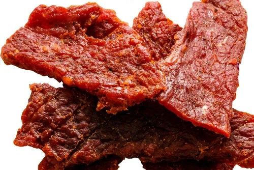 Vista 4 de Buffalo Bills 8oz Barbacoa Country Cut Beef Jerky Pack (carne seca húmeda y tierna)