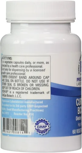 Vista 4 de Progressive Labs - Curcumin BCM-95 60 vcaps [Salud y Belleza]
