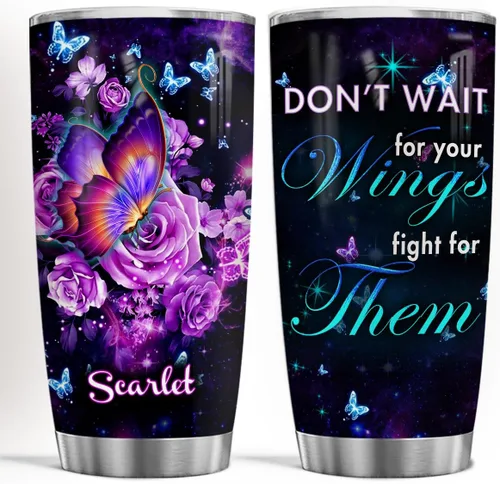 Vista 13 de SANDJEST Taza personalizada para mejor amiga Definición de mejor amiga Tazas de 20oz 30oz con tapa, regalo para mujeres, niñas, mejores amigas