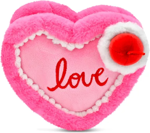 Vista 5 de iscream Juego de almohada de forro polar con diseño de corazones flotantes con mini almohadas de corazón