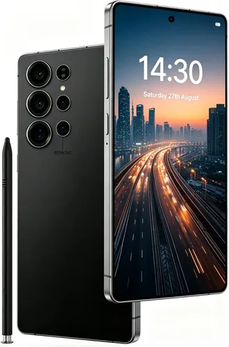 Vista 20 de Teléfonos desbloqueados C25 Ultra 8GB+256GB Android 14 teléfono Rosa