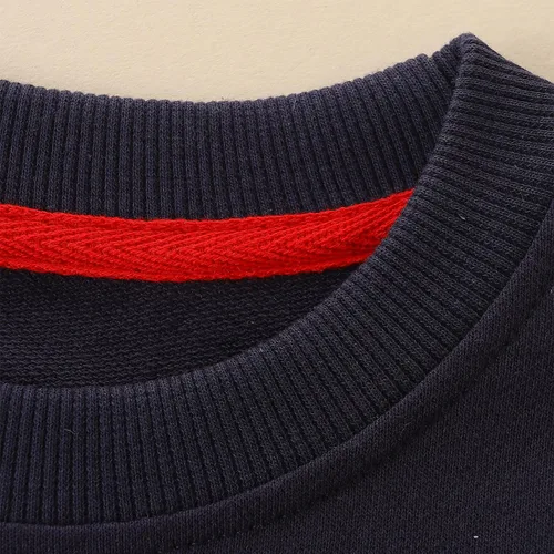 Vista 3 de Bumeex Sudadera de manga larga con cuello redondo de algodón para bebé niño pequeño 1-7T