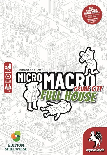 Vista 3 de MicroMacro: Crime City: Full House - Juego de mesa de Pegasus Spiele de 1 a 4 jugadores - Juegos de mesa para la familia - 15-45 minutos de juego