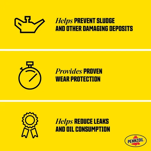 Vista 3 de Pennzoil Aceite de motor 5W-30, 1 cuarto de galón