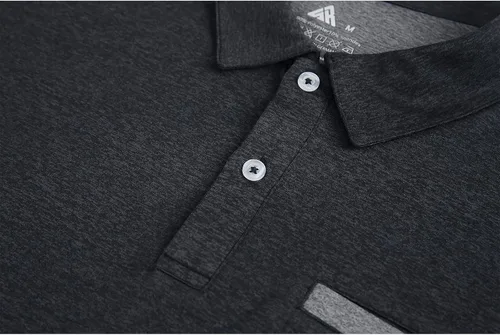 Vista 6 de SWISSWELL Polo de manga larga para hombre, camisas de golf con cuello para trabajo, casual, oficina, para trabajo