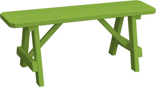 Vista 5 de Furniture Barn USA Pine - Banco tradicional de 2 pies, color negro