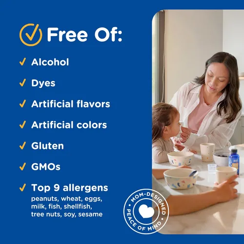 Vista 6 de Mommy's Bliss Jarabe orgánico para la tos y alivio de moco para niños + apoyo inmunológico, agave y miel, hoja de hiedra, saúco, zinc, vitamina C, 4