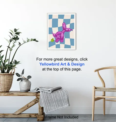 Vista 6 de Lindos accesorios de baño azul púrpura – divertida decoración de baño para mujeres, hombres y niños, estilo retro de los años 70 y 60, decoración