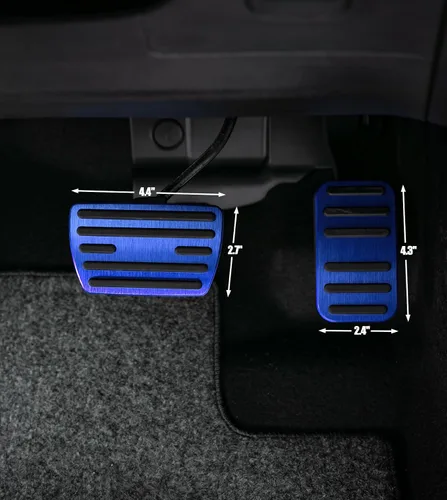 Vista 2 de CKE Compatible con Honda Civic CRV Odyssey Pilot Passport Ridgeline Insight Accesorios para pedales de coche deportivo, fundas para pedal de freno