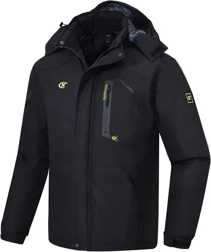 Vista 7 de QPNGRP Mens Waterproof Ski Snowboard Jacket Windproof Winter Snow Coat