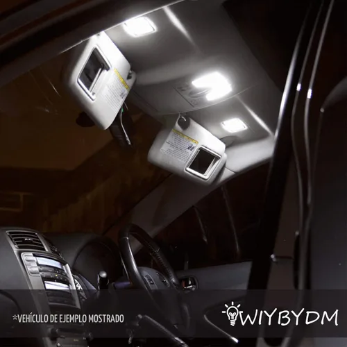 Vista 7 de Kit de bombillas LED para interiores para Hyundai Santa Fe 2013 2014 2015 2016 2017 2018 2019 2020 mapa, cúpula, espejo de tocador, cajuela, placa