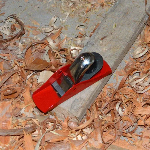 Vista 3 de Aviones de mano de madera Aviones de una mano para carpintería Plano de bolsillo ajustable Cepilladora de bloque de limpieza Aviones de grano final