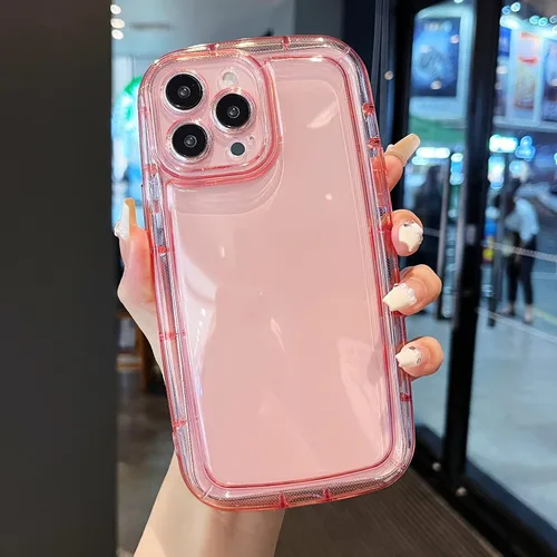 Vista 8 de Funda transparente, compatible con iPhone 13 Pro Max, funda protectora de silicona, delgada, a prueba de golpes, flexible, para mujeres y niñas