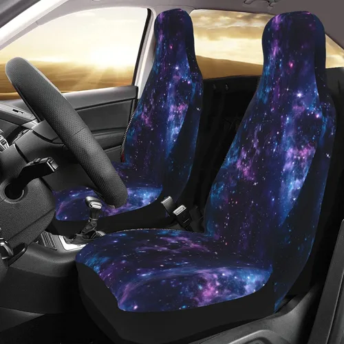 Vista 3 de Galaxy Sky Star Clusters - Fundas de asiento de automóvil para mujer, protector de asiento de vehículo, funda de asiento para automóviles, camiones