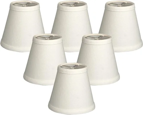 Vista 32 de Royal Designs, Inc. Lámpara de araña de tapa dura Empire Basic Shade CS-984-5AGL, oro antiguo, 3 x 5 x 4,5