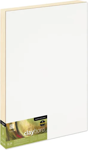 Vista 80 de Suministro de Arte Ampersand Panel de Pintura en Madera: Serie Museo Claybord, 5" x 5", Perfil Candeal de 1-1/2