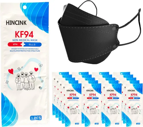 Vista 8 de Disposable Masks 10 Pack, 4-Layer Individually Wrapped Masks for Adults Adultos-colorido-a