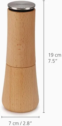 Vista 5 de Joseph Joseph 20190 Milltop Madera Molinillo de Pimienta de Cocina Sin Derrame, Madera
