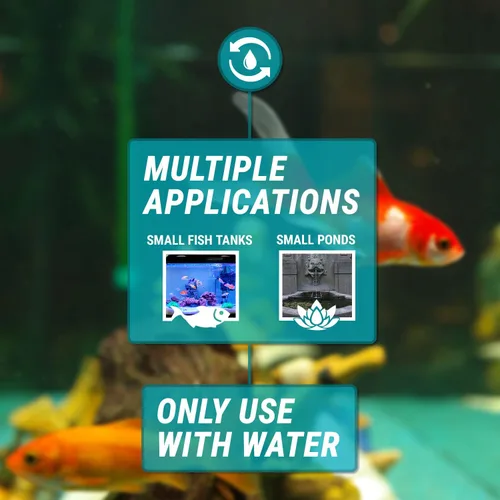 Vista 9 de TERA PUMP Limpiador de grava para acuario – Cambiador de agua eléctrico automático extraíble para tanque de peces, arandela de arena, filtro