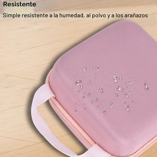 Vista 7 de RIYADAone Estuche rígido de repuesto para cámara instantánea Fujifilm Instax Mini 12/11 (funda rosa rubor)