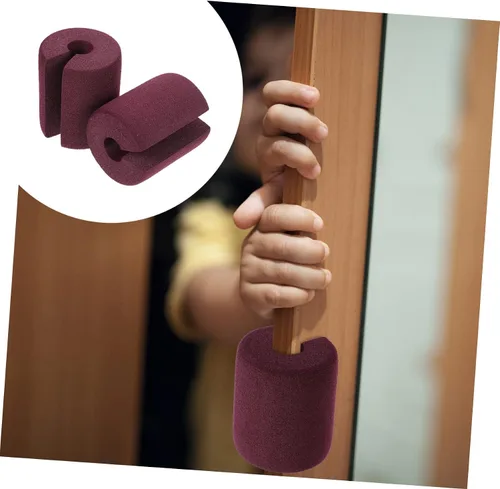 Vista 6 de ibasenice 2 sets tapón de puerta para el hogar dedo protector niño manija de puerta seguridad 2 unids*2