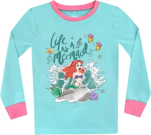 Vista 2 de Pijama de sirena para niña de Disney