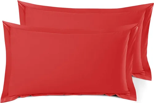 Vista 108 de Nestl Juego de 2 fundas tipo sham de almohada suaves - Fundas de almohada de microfibra de doble cepillado - Fundas de almohada de cama premium
