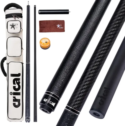 Vista 15 de CRICAL Carbon Fiber Pool Cue Stick, Professional Low Deflection Cue