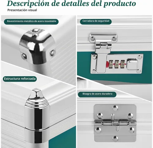 Vista 5 de Caja de bloqueo de medicina Glosen con código, caja de medicación