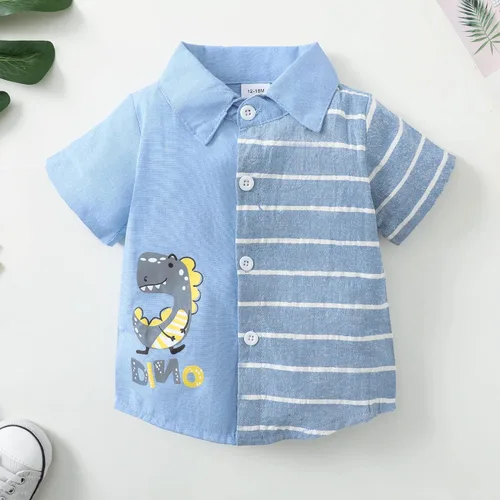 Vista 7 de KIMI BEAR Toddler Boys Clothes Baby Boy Outfit Summer Shirt Little Boy Shorts Set Cotton Clothes for Boys