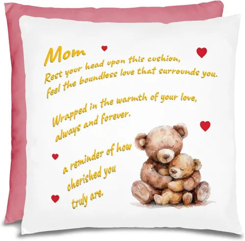 Vista 41 de Almohada para el día de la madre para mujer, almohada personalizada, regalos para mamá, regalos para mamá, almohada para mamá
