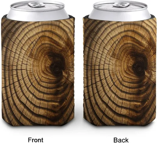 Vista 7 de Tree Rings Cup Sleeve Reusable Iced Coffee Sleeves Insulator Sleeve for Cold Beverages Standard Can Covers Non-slip Beer Bottle Sleeves Elasticity