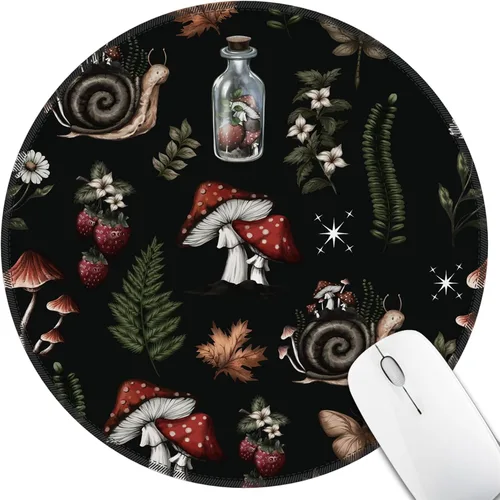 Vista 26 de Hancynir Paquete de 2 alfombrillas para mouse con diseño de basurero en llamas, divertida y bonita alfombrilla de mouse para accesorios
