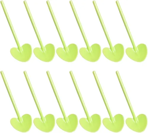 Vista 10 de 100 cucharas de plástico desechables de plástico resistente, cucharaditas pequeñas para degustar/servir, cucharas de postre para catering, fiestas