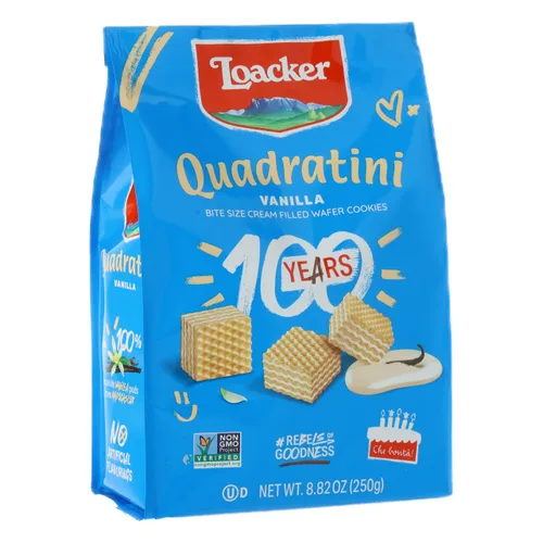 Vista 7 de Loacker Quadratini - Galleta de oblea, pan de jengibre, 8.82 onzas