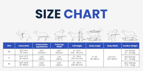 Vista 7 de Silla de ruedas para perros para patas traseras, carrito de silla de ruedas para perros, sillas de ruedas para perrito/gato con patas traseras