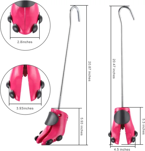 Vista 3 de JJDPARTS Estirador de zapatos para mujer, estirador de zapatos para botas, botas ajustables, pies anchos, forma de árboles de zapatos, zapatos