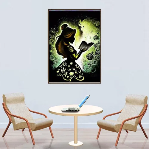 Vista 3 de MMAHD Kits de pintura de diamantes 5D para adultos, pinturas de bordado de taladro completo, pintura de diamantes de imitación pegados, pintura