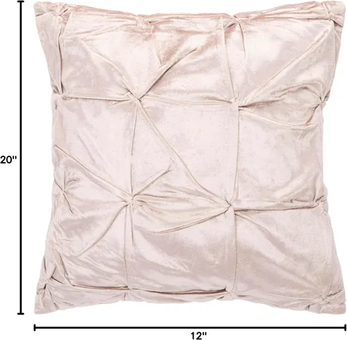 Vista 5 de SAFAVIEH Home Collection Trinz Blush - Almohada decorativa (12.0 x 20.0 in)