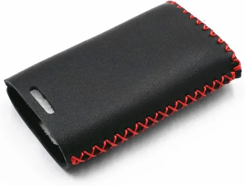 Vista 5 de Funda de cuero inteligente con 5 botones para Cadillac Escalade DTS STS SRX XTS ATS CTS (negro)