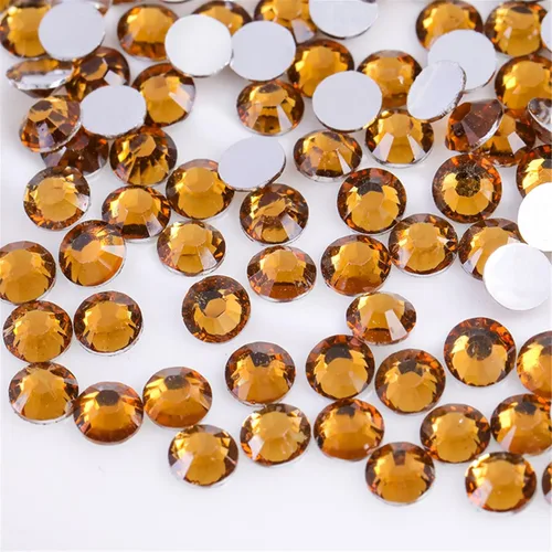 Vista 12 de 3000 unidades de diamantes de imitación termoadhesivos SS6 de 2mm con parte posterior plana, gemas de cristal de vidrio transparente redondas