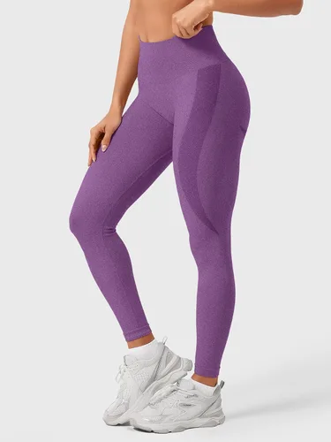 Vista 79 de HIGORUN - Leggings sin costuras para mujer, moldeadores, con diseño gráfico de sonrisas, de cintura alta, para el gimnasio, yoga o hacer ejercicio