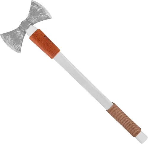 Vista 5 de Protector de cuello de hacha de cuero, cubiertas para mango de hacha para púas de jardinería o protector de hachas de campamento