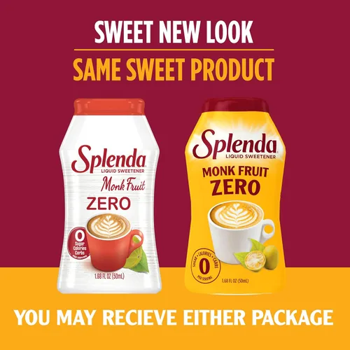 Vista 3 de SPLENDA Monk Fruit - Gotas edulcorantes líquidas sin calorías, 1.68 onzas líquidas