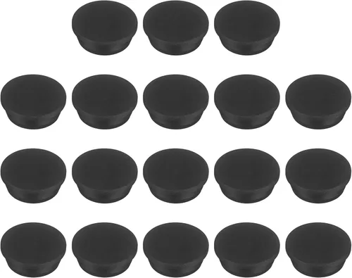 Vista 200 de MECCANIXITY - Tapones de silicona en forma de T (26mm, 1 pulgada de diámetro), color negro