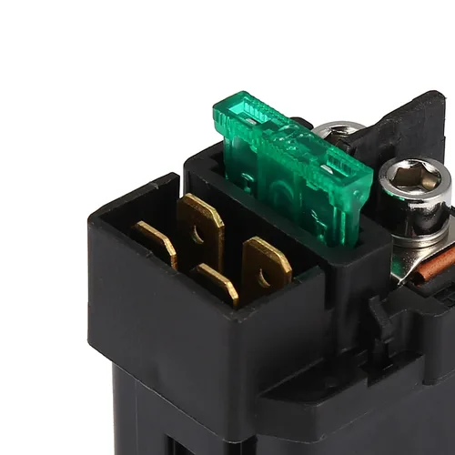 Vista 6 de Motoforti Reemplazo de relé solenoide de arranque para motocicleta moto negro
